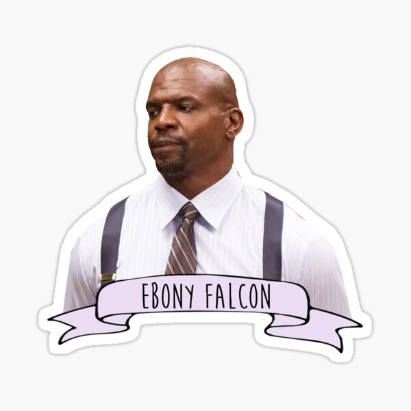 "Ebony Falcon brooklyn ninenine Terry jeffords" Sticker for Sale