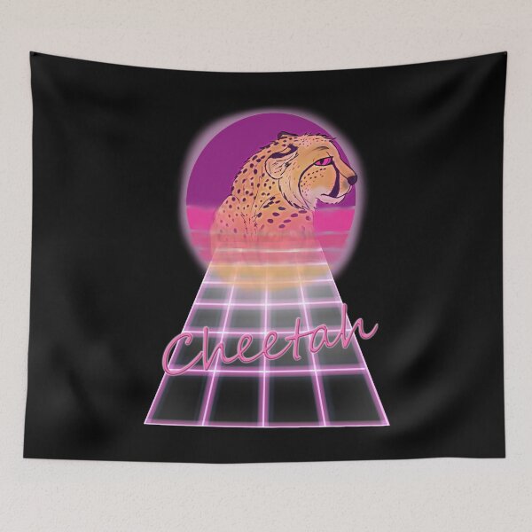 Item preview, Vaporwave Cheetah designed and sold by Allison Rochon.