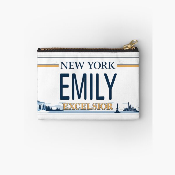 Item preview, Emily Name Personalized New York Car License Plate designed and sold by Teetans.