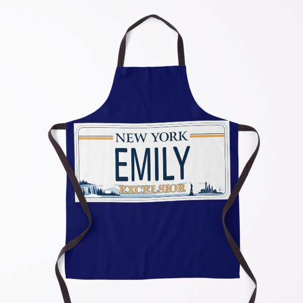 Item preview, Emily Name Personalized New York Car License Plate designed and sold by Teetans.