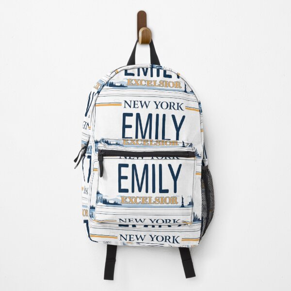 Item preview, Emily Name Personalized New York Car License Plate designed and sold by Teetans.