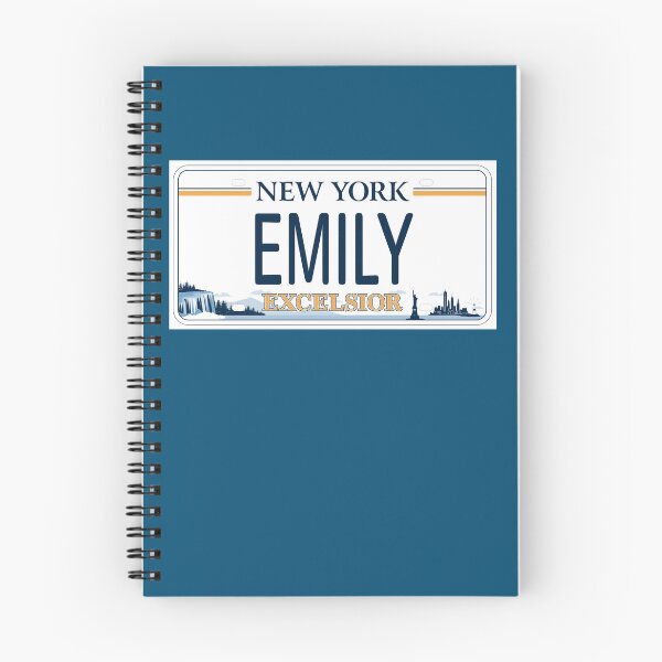 Item preview, Emily Name Personalized New York Car License Plate designed and sold by Teetans.