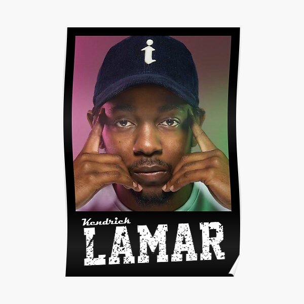 KENDRICK LAMAR 24X36 POSTER HIP HOP RAP WEST COAST CALIFORNIA COMPTON BE HUMBLE!