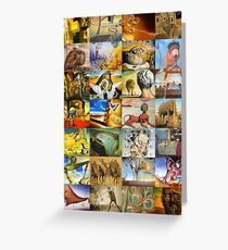 Salvador Dali Greeting Card