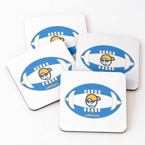 Item preview, Los Angeles Chargers Colors - LifeSucx Angry Guy designed and sold by LifeSucx.