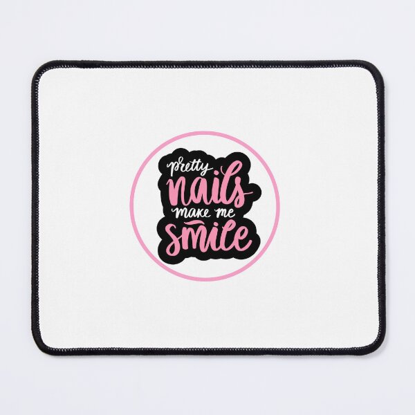 Item preview, Pretty nails make me smile for a nail tech designed and sold by 306Biz.