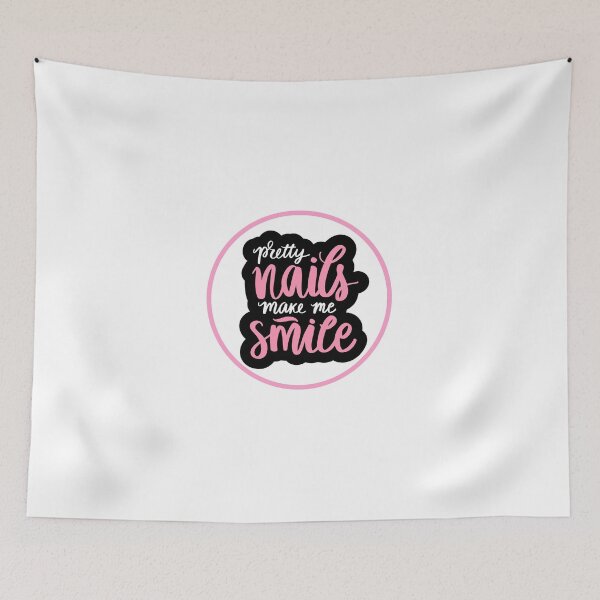 Item preview, Pretty nails make me smile for a nail tech designed and sold by 306Biz.