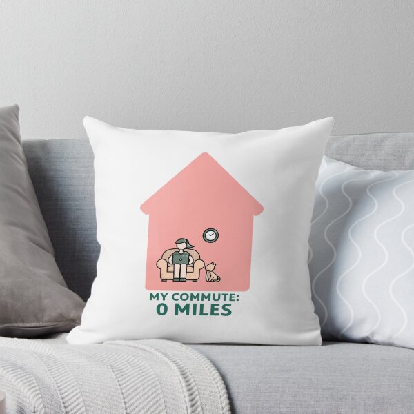 Item preview, My Commute: 0 Miles designed and sold by thesalleyhouse.