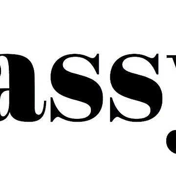 Artwork thumbnail, sassy by Claire Dougherty