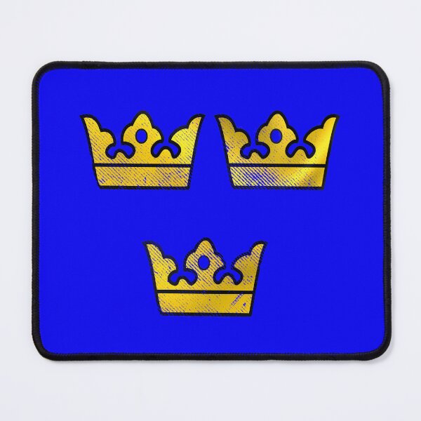 Item preview, 3 Three Crowns Tre Kronor of Sweden Swedish Coat of Arms Distressed designed and sold by funnytshirtemp.