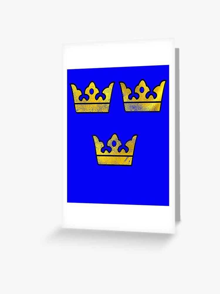 Three Crowns (Tre Kronor) Sticker for Sale by Martstore