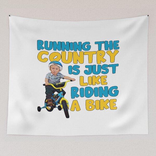 Item preview, Biden falling off bicycle Funny Bike Fall Joe Biden, Running The Coutry Is Like Riding A Bike Joe Biden designed and sold by DerexPro.