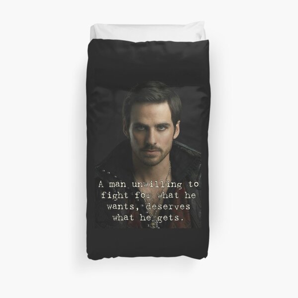 Captain Hook Quote Duvet Cover By Zimbaby916 Redbubble