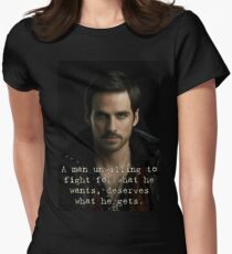 Captain Hook Quote Women's Fitted T-Shirt