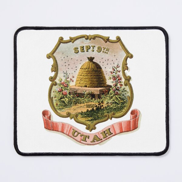 Item preview, Utah Territory Coat Arms designed and sold by ArtbyAMB.