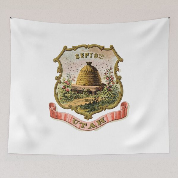 Item preview, Utah Territory Coat Arms designed and sold by ArtbyAMB.