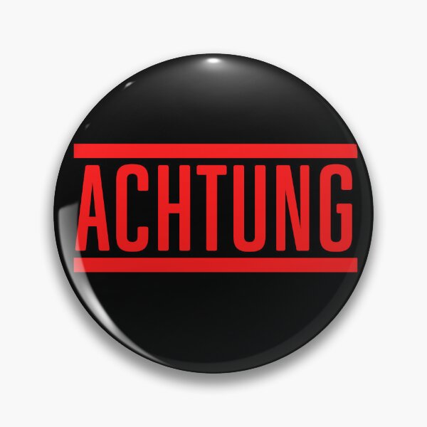 Item preview, Achtung, Danger. Simple multicolored Text Design designed and sold by Peter Stawicki.