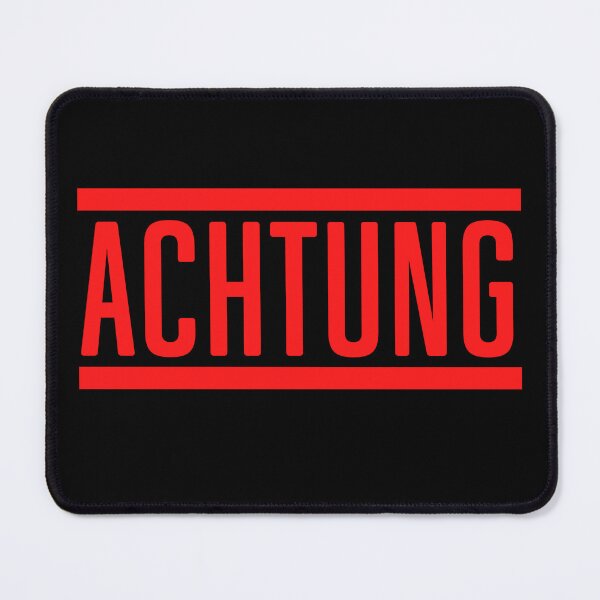 Item preview, Achtung, Danger. Simple multicolored Text Design designed and sold by Peter Stawicki.
