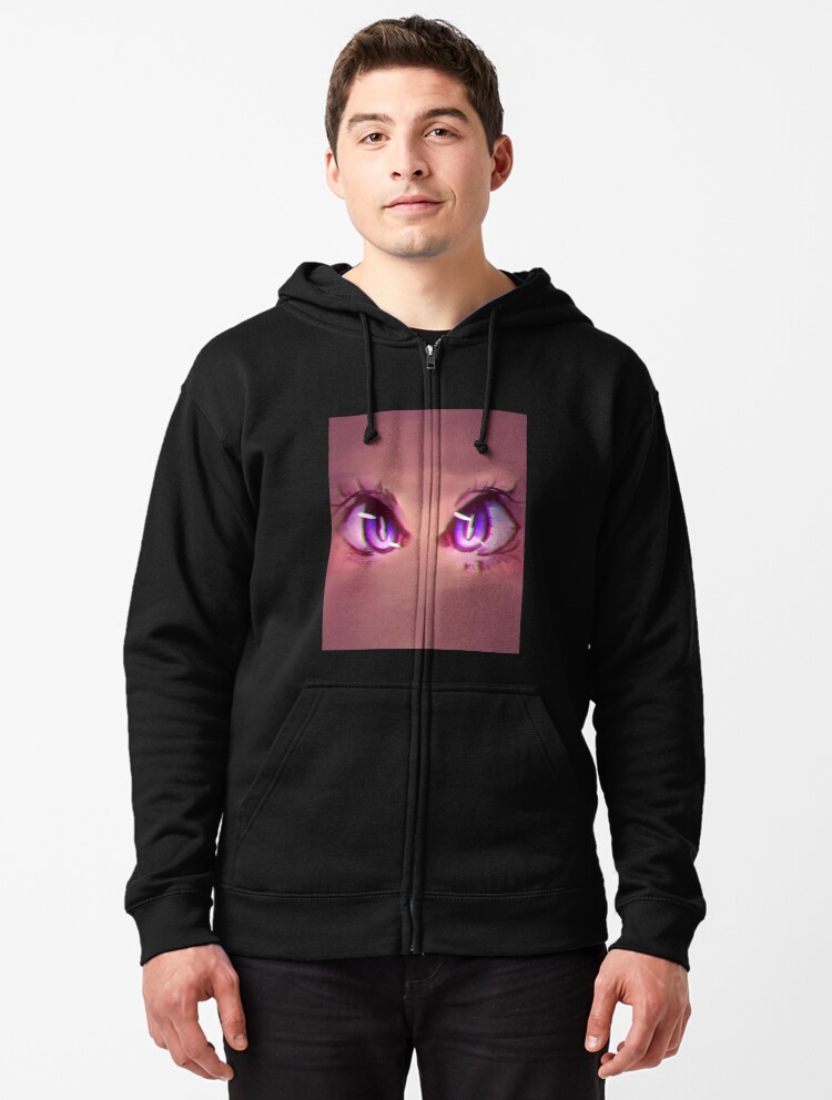 purple anime hoodie