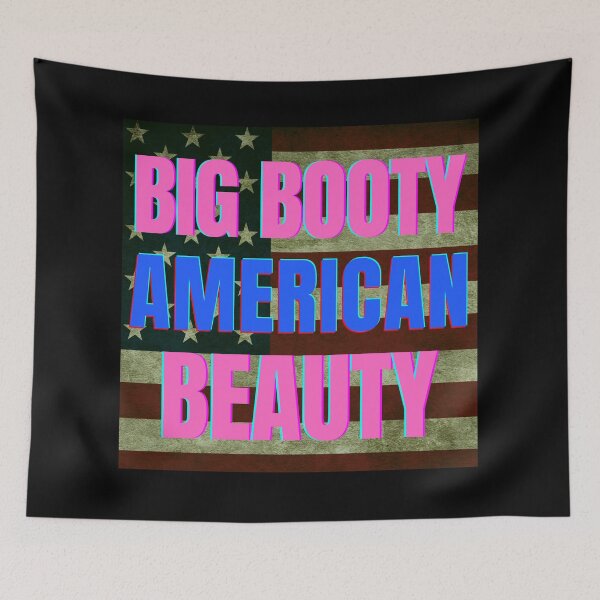 Item preview,  Big booty American beauty designed and sold by Pugnaciousprint.