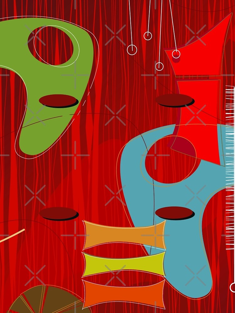 Retro Eames-Era Atomic Inspired 6 by Makanahele