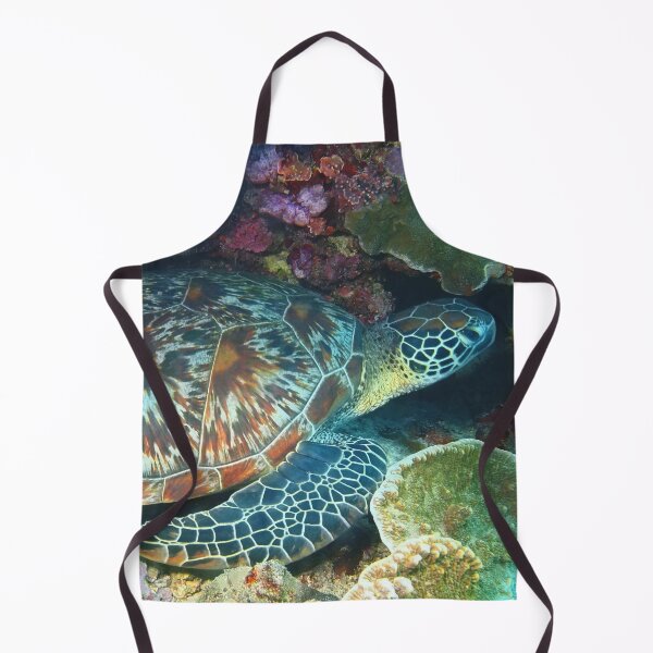 Item preview, Beautiful Sea Turtle and Colorful Coral designed and sold by Caregiverology.