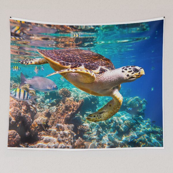 Item preview, Sea Turtle and Fish Design designed and sold by Caregiverology.