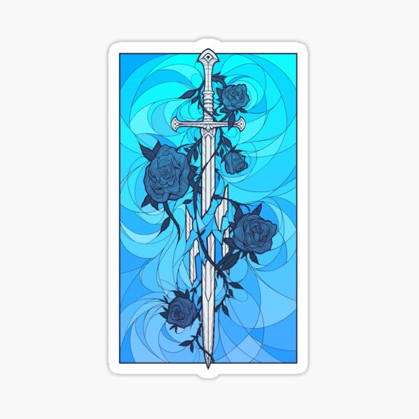Item preview, Roses of the Broken Sword Stained Glass designed and sold by Icewreath.