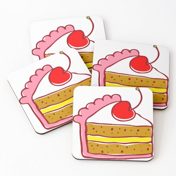 Item preview, a piece of cherry cake designed and sold by badgermark.