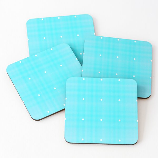 Item preview, FUNNY AND UNIQUE BLUE CYAN WHITE POLKA DOTS. designed and sold by Ralek.