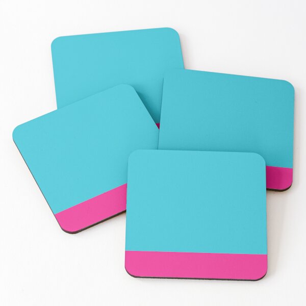 Item preview, Dopamine Style Color Block | Highlighter Blue/Pink designed and sold by BossyCatHome.