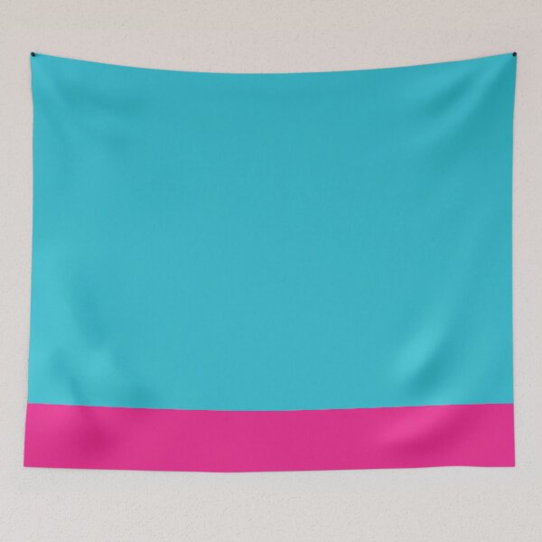 Item preview, Dopamine Style Color Block | Highlighter Blue/Pink designed and sold by BossyCatHome.