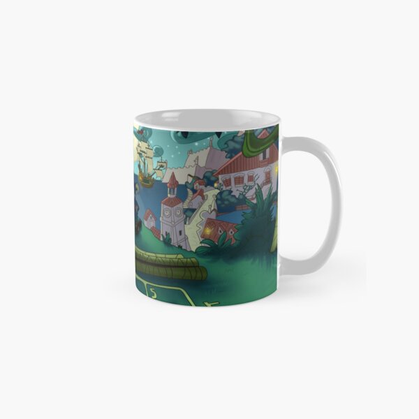 Puerto Pollo at Night (Monkey Island Digital Illustration) Classic Mug