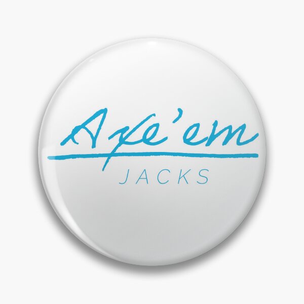 Item preview, blue Axe’em jacks designed and sold by AnnemarieRose.