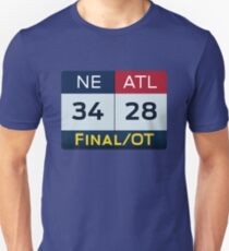 NE 34 ATL 28 Unisex T-Shirt
