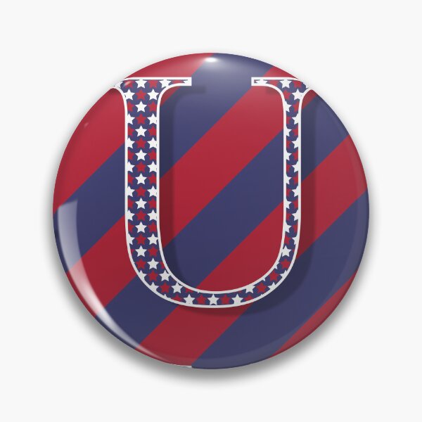 Item preview, The Letter U Americana Old Glory Red and Blue 5748 designed and sold by Art in My Loft.
