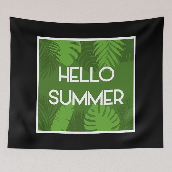 Item preview, Hello Summer (Green) designed and sold by Arianna Khalil.