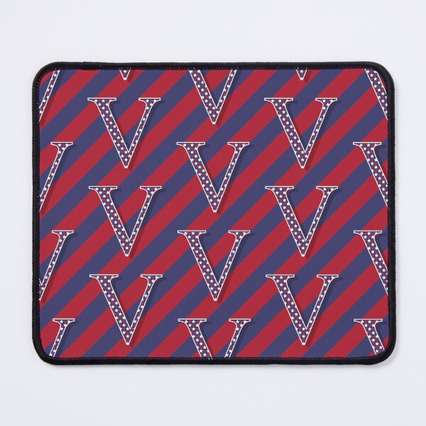 Item preview, The Letter V Americana Old Glory Red and Blue 5748 designed and sold by Art in My Loft.