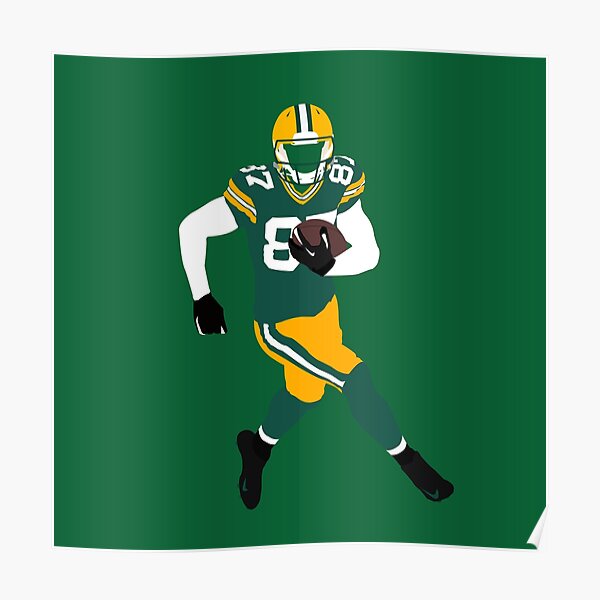 Jordy Nelson Green Bay Packers Poster Wall Art Sports 