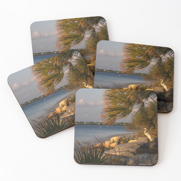 Item preview, Egret at the beach designed and sold by Alla Gill.