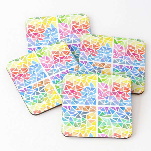 Item preview, Colorful Abstract Art - Triangle Pattern designed and sold by The Arctic.