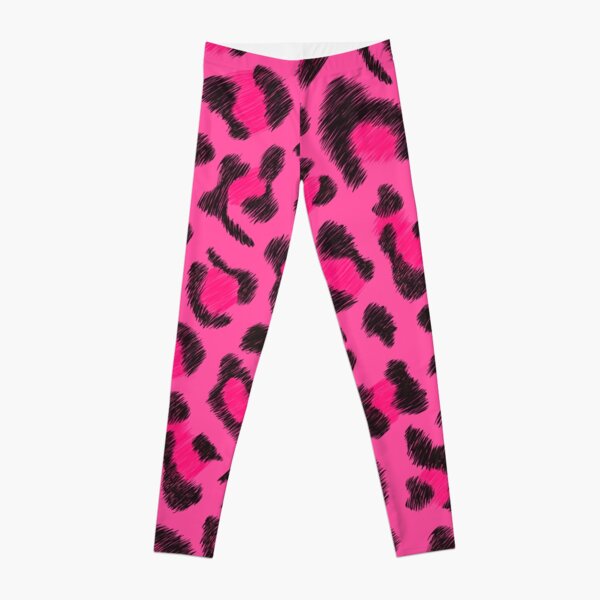 Pink cheetah outlet print leggings