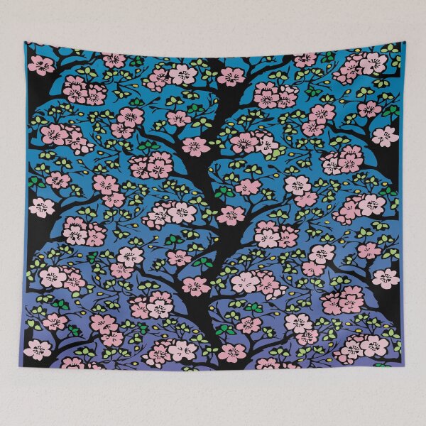 Item preview, Asian Inspired Cherry Blossoms designed and sold by Makanahele.