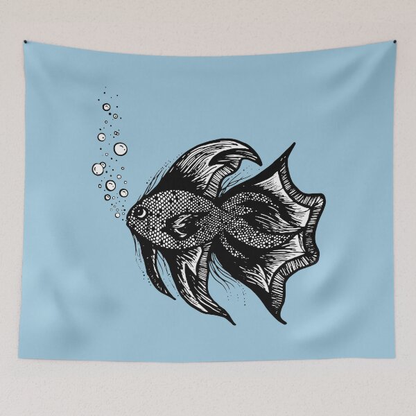 Item preview, Fish Drawing designed and sold by Arianna Khalil.