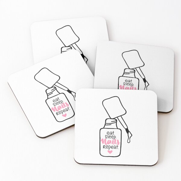 Item preview, eat sleep nails repeat for a nail tech designed and sold by 306Biz.