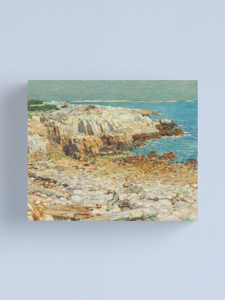 Alternate view of A North East Headland Oil Painting by Childe Hassam Canvas Print