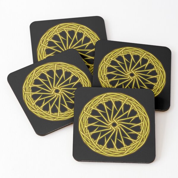 Item preview, gold wheel, abstract art designed and sold by Meo Design.