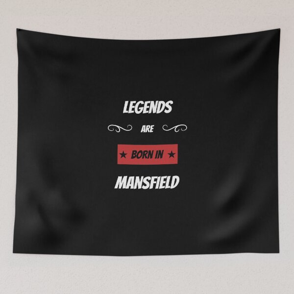 Item preview, Legends are born in Mansfield designed and sold by BritishFashion.