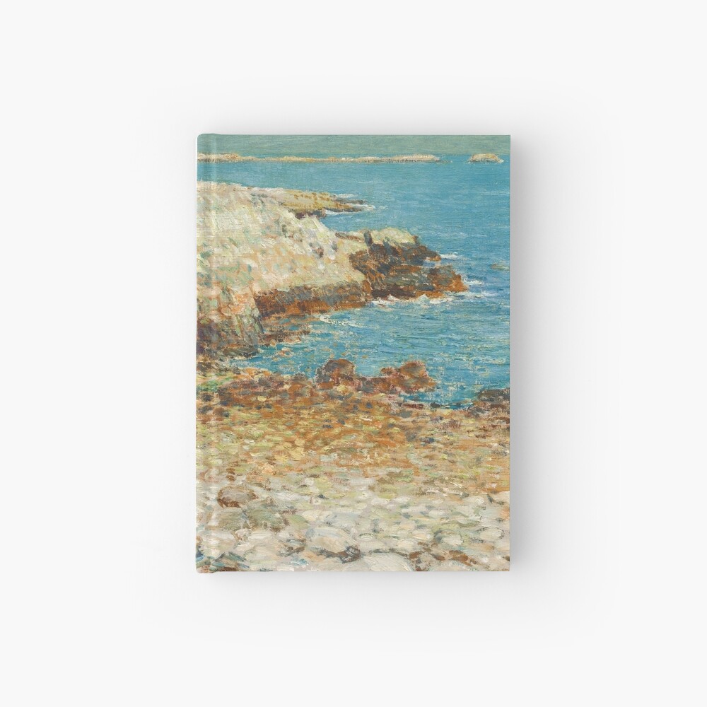A North East Headland Oil Painting by Childe Hassam Hardcover Journal
