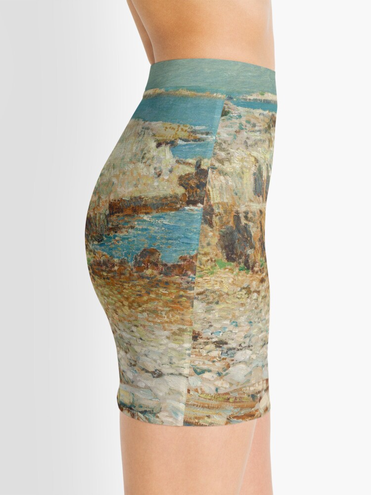 Alternate view of A North East Headland Oil Painting by Childe Hassam Mini Skirt